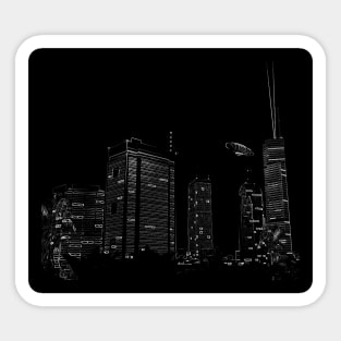 Vice City Downtown - Stripes Sticker